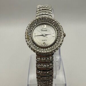 Xanadu Women’s Watch Silver Diamond Mineral Crystal (New Battery) Beautiful